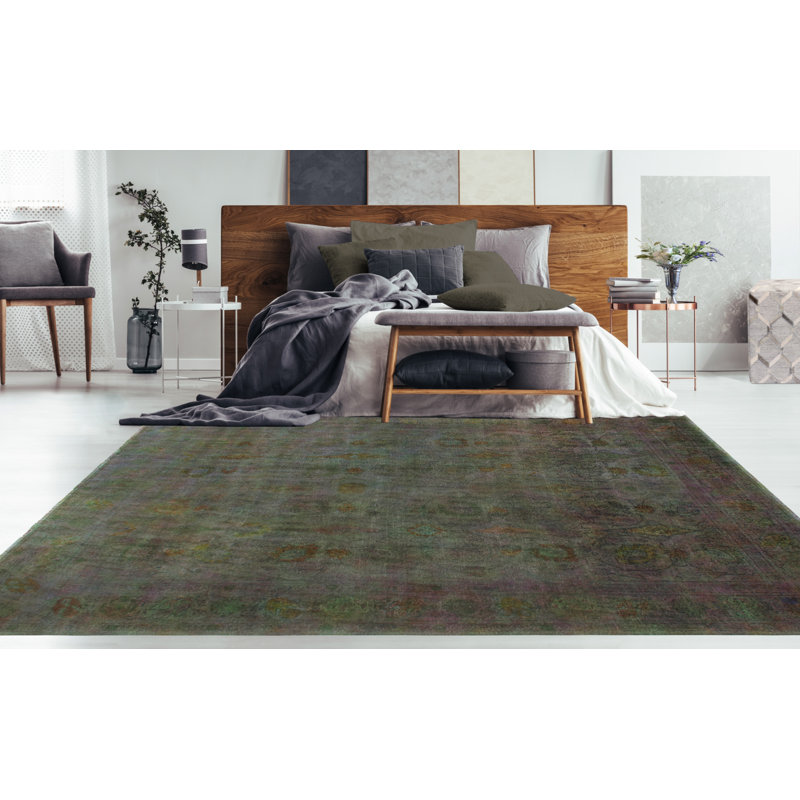 Tapis rétro Kayelani rétro patiné