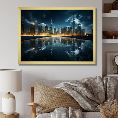 «Skyscrapers Majestic Heights I», reproduction sur toile