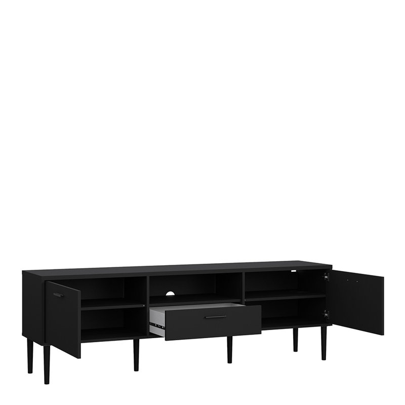 Naashom TV Stand for TVs up to 78", Black