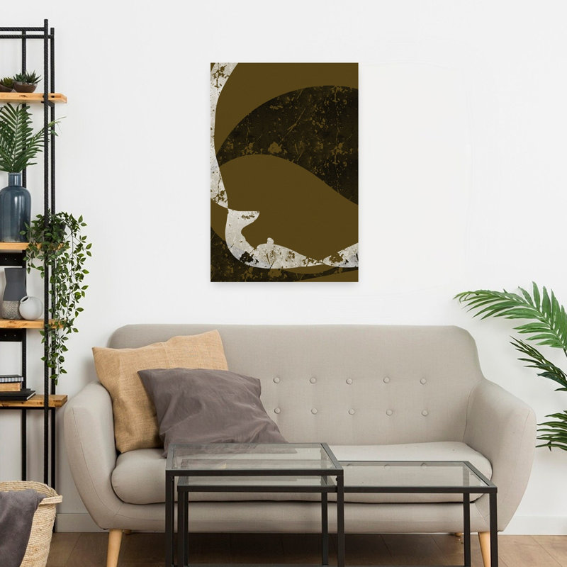 Art contemporain, art contemporain abstrait, H 24 po x l 16 po