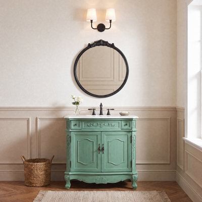 Ensemble de meuble-lavabo simple Lunette