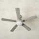 Calhan 52'' 5 Blade Ceiling Fan with LED Light Kit