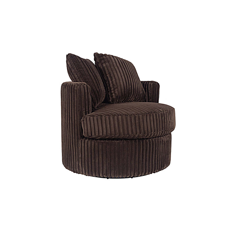 Swivel Chair, Chocolate