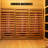 Hylivesaunas Wood Home Hybrid Sauna for 2 Person, Far Infrared & Steam Dual System Indoor Traditional Saunas, 3.5KW, 6 Heating Elements and Heating Stove, Speaker, Oxygen Bar, Water Bucket, Rocks
