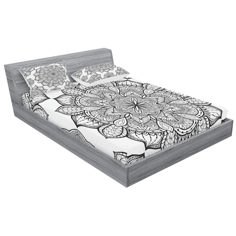 Microfiber Sheet Set, Full Sheet Set with Fitted Sheet