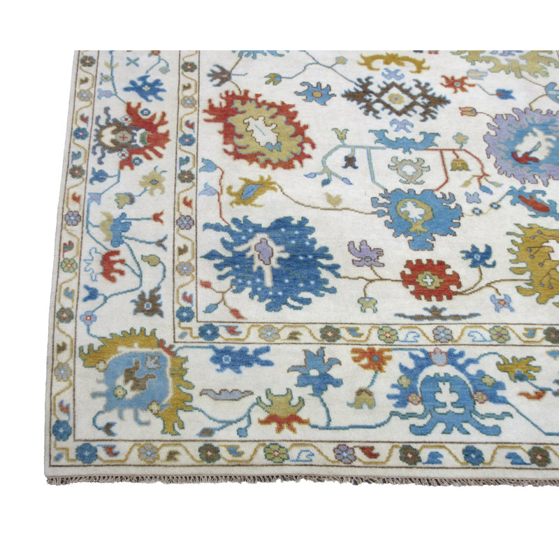 Tapis ivoire 9 x 12 Oushak