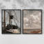 «Vintage NAUTICAL VII», 2 pièces sur papier-310971896-310971895