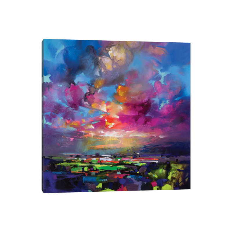 «Highland Proximity» par Scott Naismith - reproduction d'art, H 12 po x l 12 po x P 1,5 po, Toile tendue, Pas de tapis