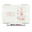 Tableau magnétique mural en verre Visionary Best-Rite-32965892