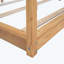 Lit plateforme à baldaquin avec pieds de support-94265531-94301907