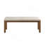 Table de salle à manger rectangulaire et chaises d'appoint-1468925905
