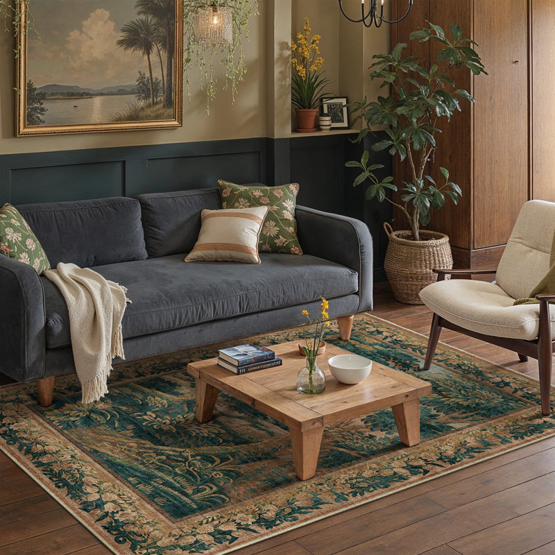 Tapis forêt Elowen, Rectangle 5 pi x 7 pi