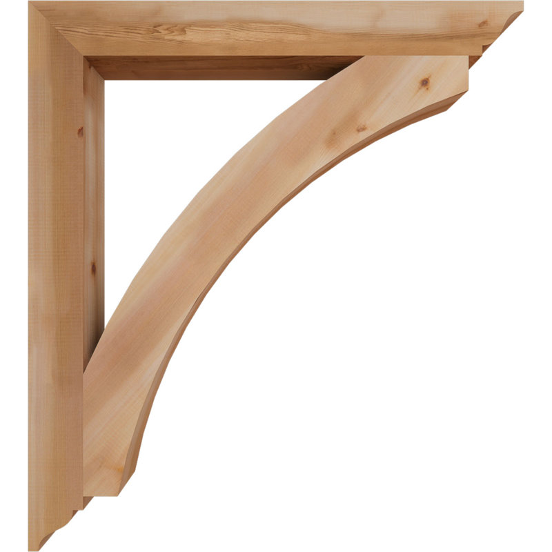 Thorton Traditional Bracket, 40"H x 3.5"W x 36"D, Western Red Cedar (Smooth)