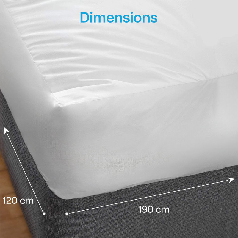 Besto Waterproof Elastic Mattress Protector Case Pack, Single (3')
