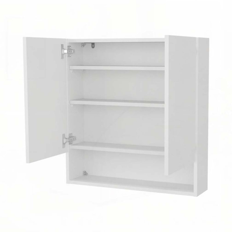 Armoire à pharmacie murale avec 2 portes et 3 tablettes