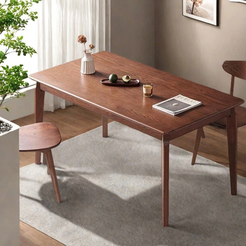 Nordic-style minimalist dining table