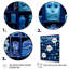 «Blue Mask Moroccan Tiles», art mural abstrait-809202988-809202989