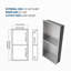 Stainless Steel Shower Niche Double Shelf-463527702
