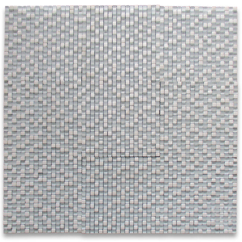 Carreau de mosaïque 12 po x 12 po, Blanc