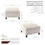 Adalisa Faux Leather Storage Ottoman with Wooden Legs-1705076658