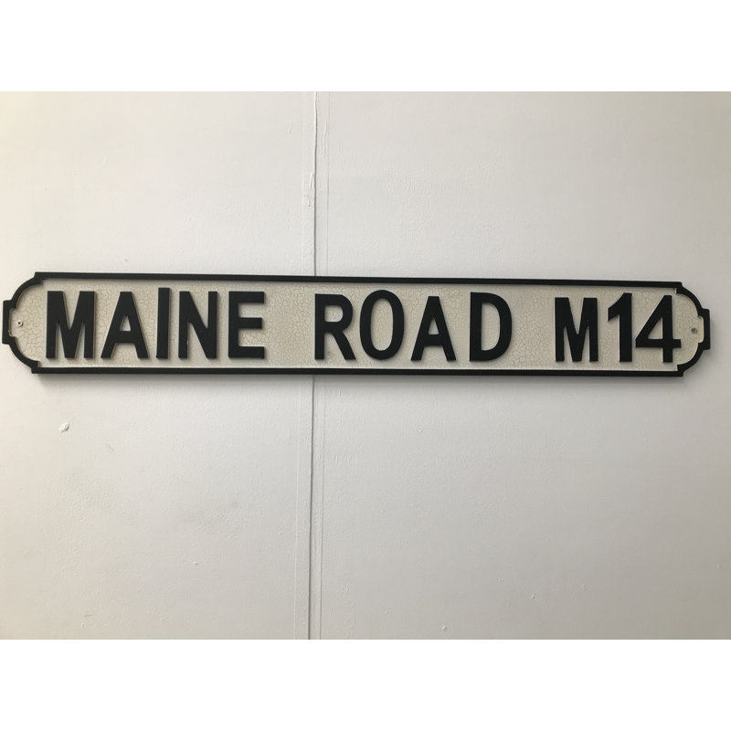 Maine Road - Print on Wood