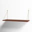 Ivory Rubberwood Bracket Shelf