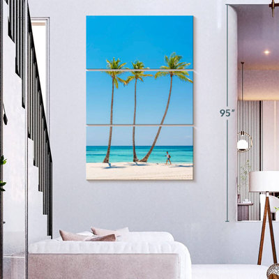 Trois palmiers de plage