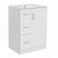 Meuble-lavabo compact avec rangement intelligent et design élégant pour les petits espaces-826862750