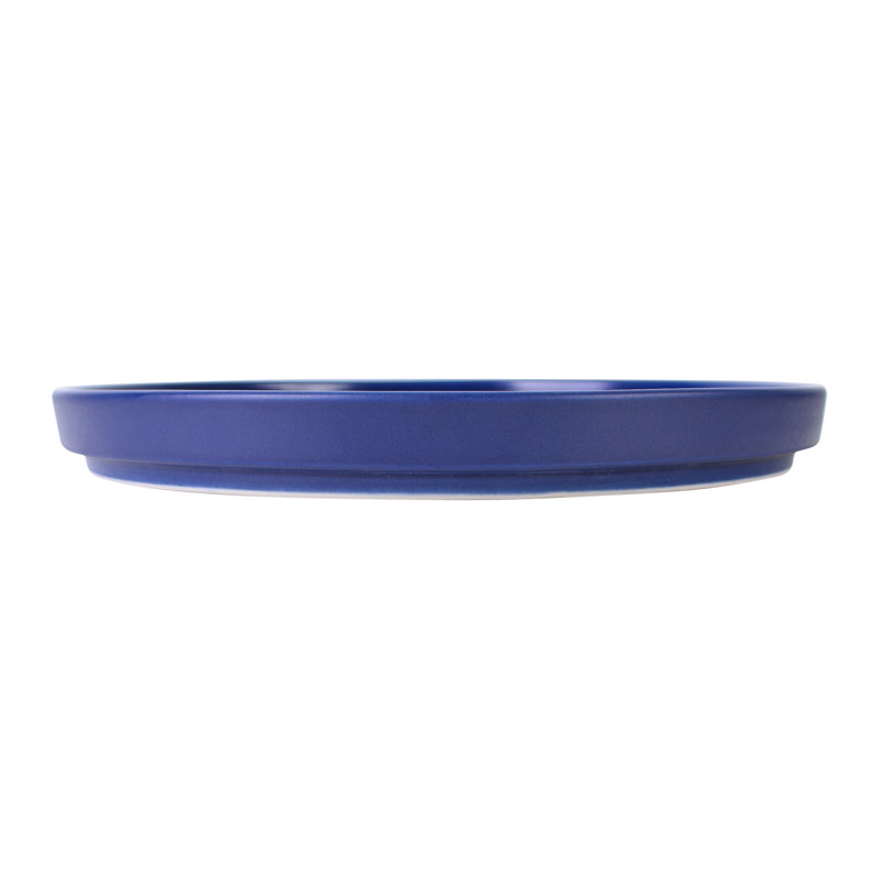 Kaden Blue Porcelain 12-Piece Dinnerware Set for 4