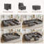 Canapé modulaire en velours Kandle-336646011