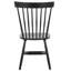 Chaise d'appoint à dossier Windsor en bois massif Matanna-247345320