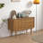 Storage Console Table with 3 Drawers