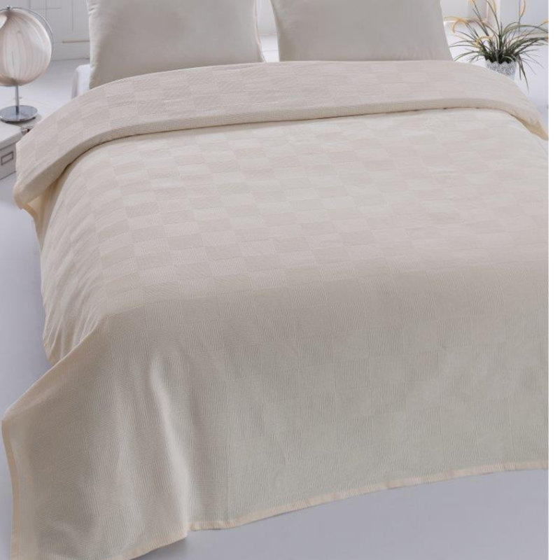 Cotton Coverlet, Cream