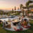 50,000 BTU Rectangle Fire Pit, Stylish Propane Fire Pit Table with Zinc-Aluminum Top, 42 x 24 inch Outdoor Fire pit Table