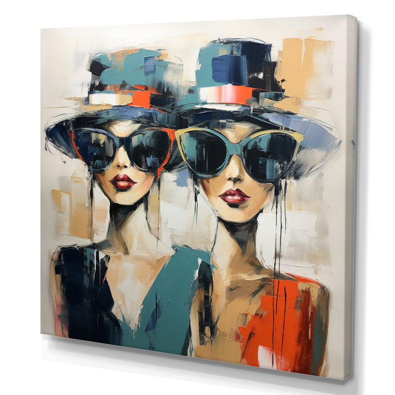 Fashion Hats Collection III - Fashion Canvas Print, H 30 po x l 30 po x P 1 po, Toile tendue