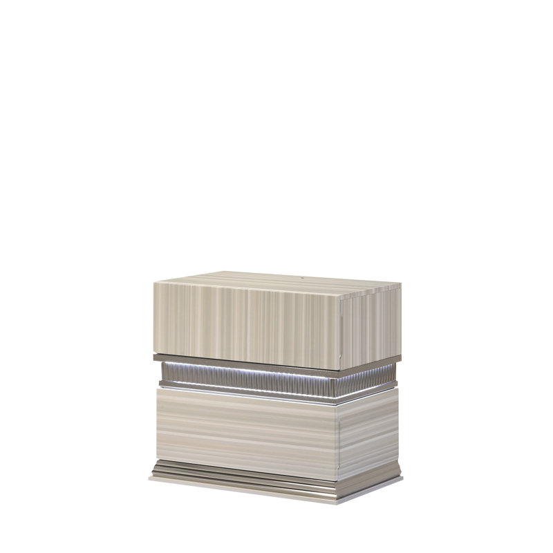 Table de chevet 2 tiroirs Leonor