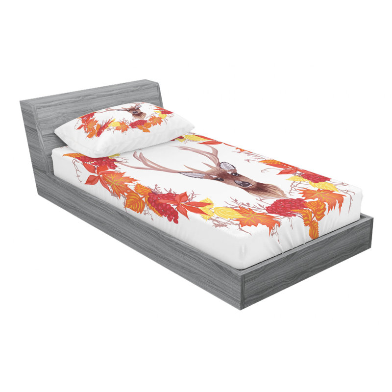 Microfiber Sheet Set, Twin Sheet Set with Fitted Sheet