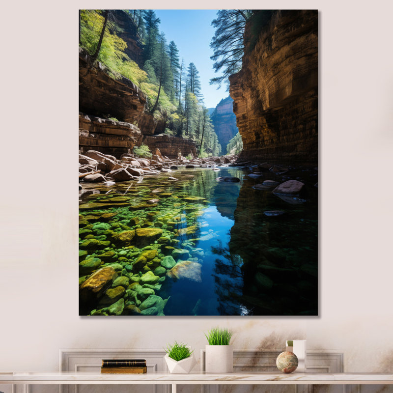 Canyon Photo Silent Majesty III - impression, H 20 po x l 12 po x P 1 po, Toile tendue