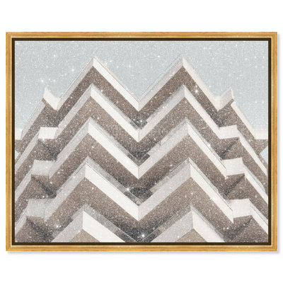 Geometric Pulse II Architecture Canvas Print by Oliver Gal, Black Frame, 20 x 16