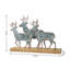 Décoration de table renne en métal galvanisé 13,25 po L