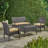 Berthony 4 - Person Patio Conversation Set with Cushions-616408311