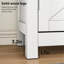 Armoire de vestibule moderne et panneau de particules avec comptoir en noyer et tablette de cuisine spacieuse