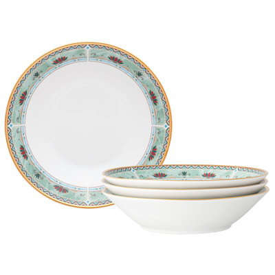 Noritake Serene Garden Soup Bowls, 7", 20 oz.