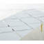 Table de salle à manger / de bureau / extensible extensible - 100-180 cm réglable, plateau en MDF et pieds en métal (100 x 75 cm)