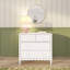 Commode 4 tiroirs Charlotte, lin blanc-388785933