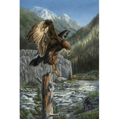 Golden Glory 1 Piece Wrapped Canvas Painting