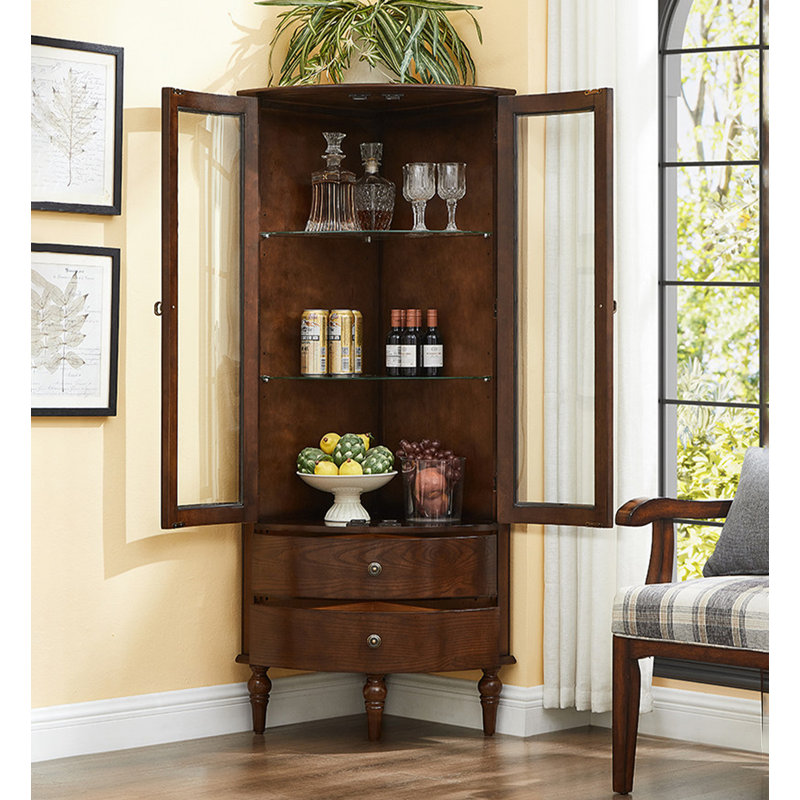 18.9 " L Solid Wood Bar Cabinet