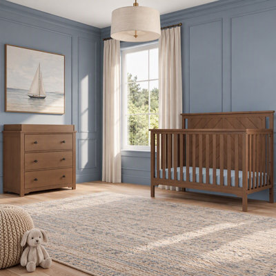 Hampton Flat Top 2-Piece Nursery Furniture Set