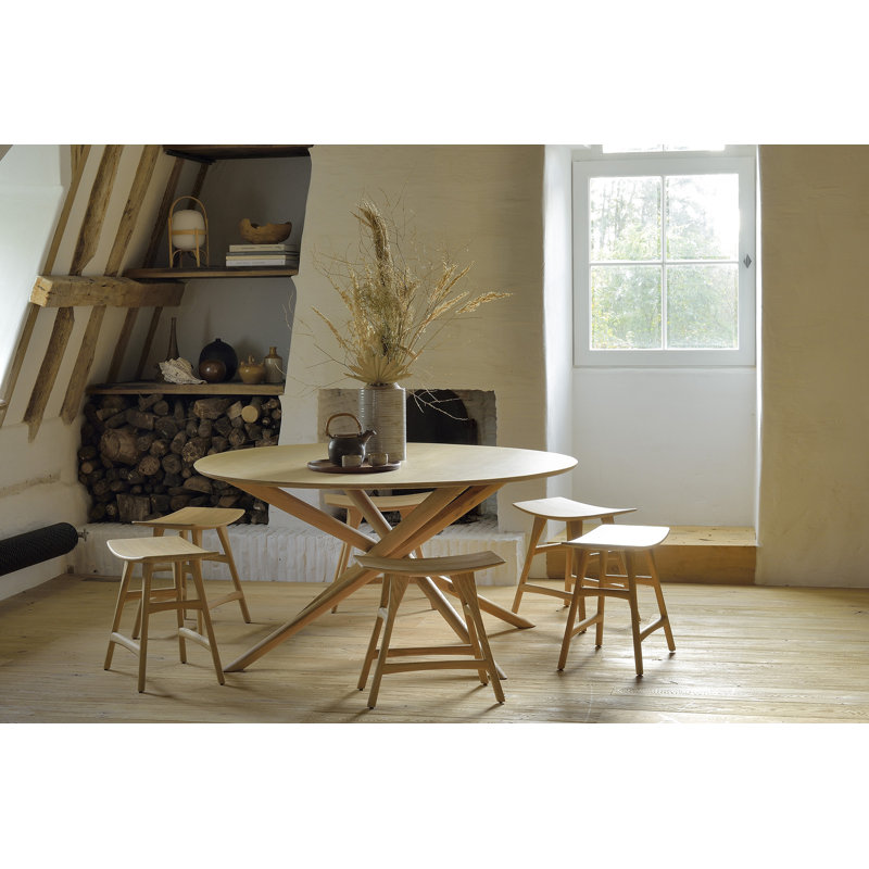 Mikado Round Solid Oak Dining Table