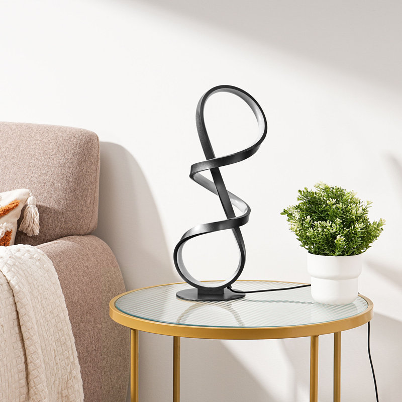 Metal Led Table Lamp, Black